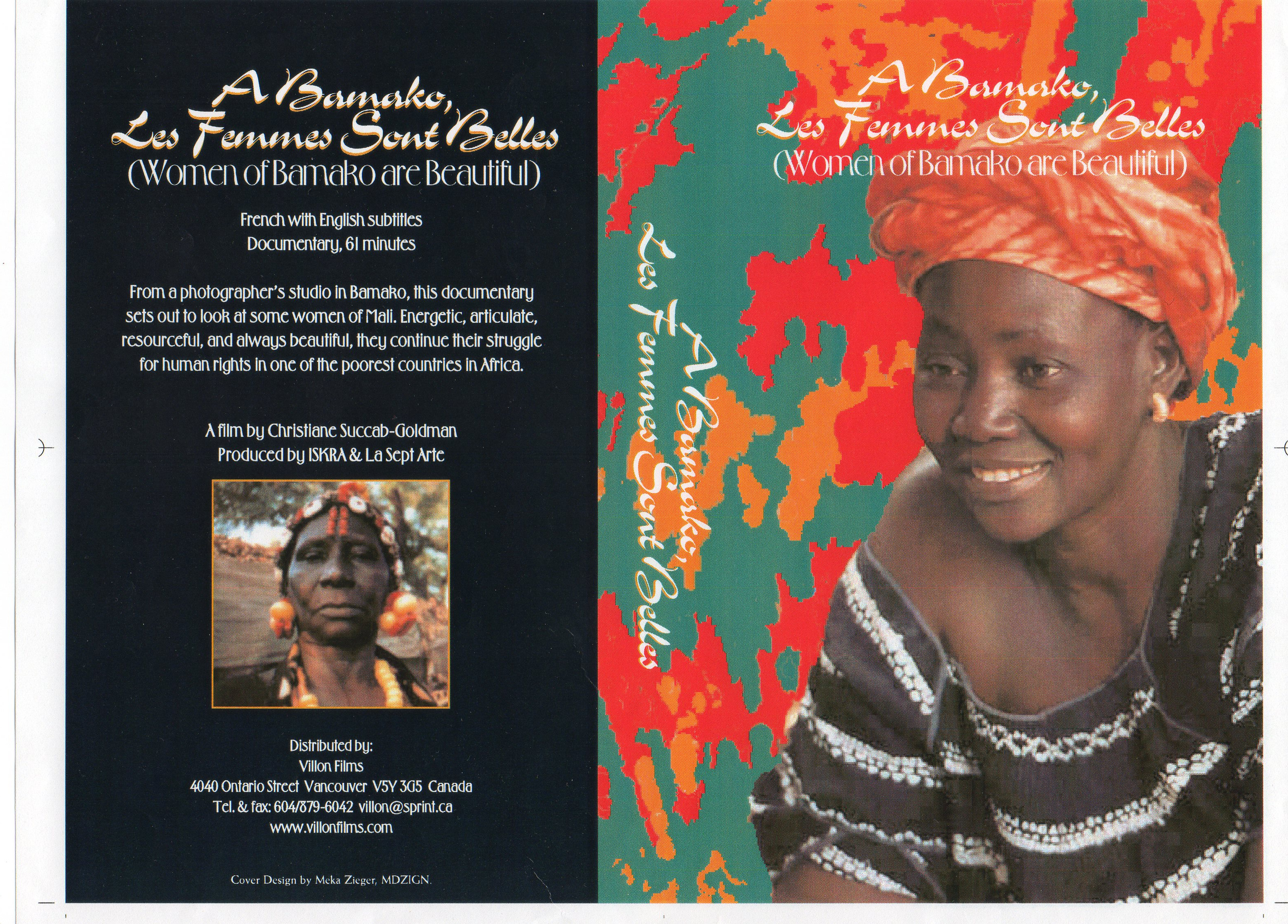 A Bamako, Les Femmes Sont Belles - VHS Sleeve.