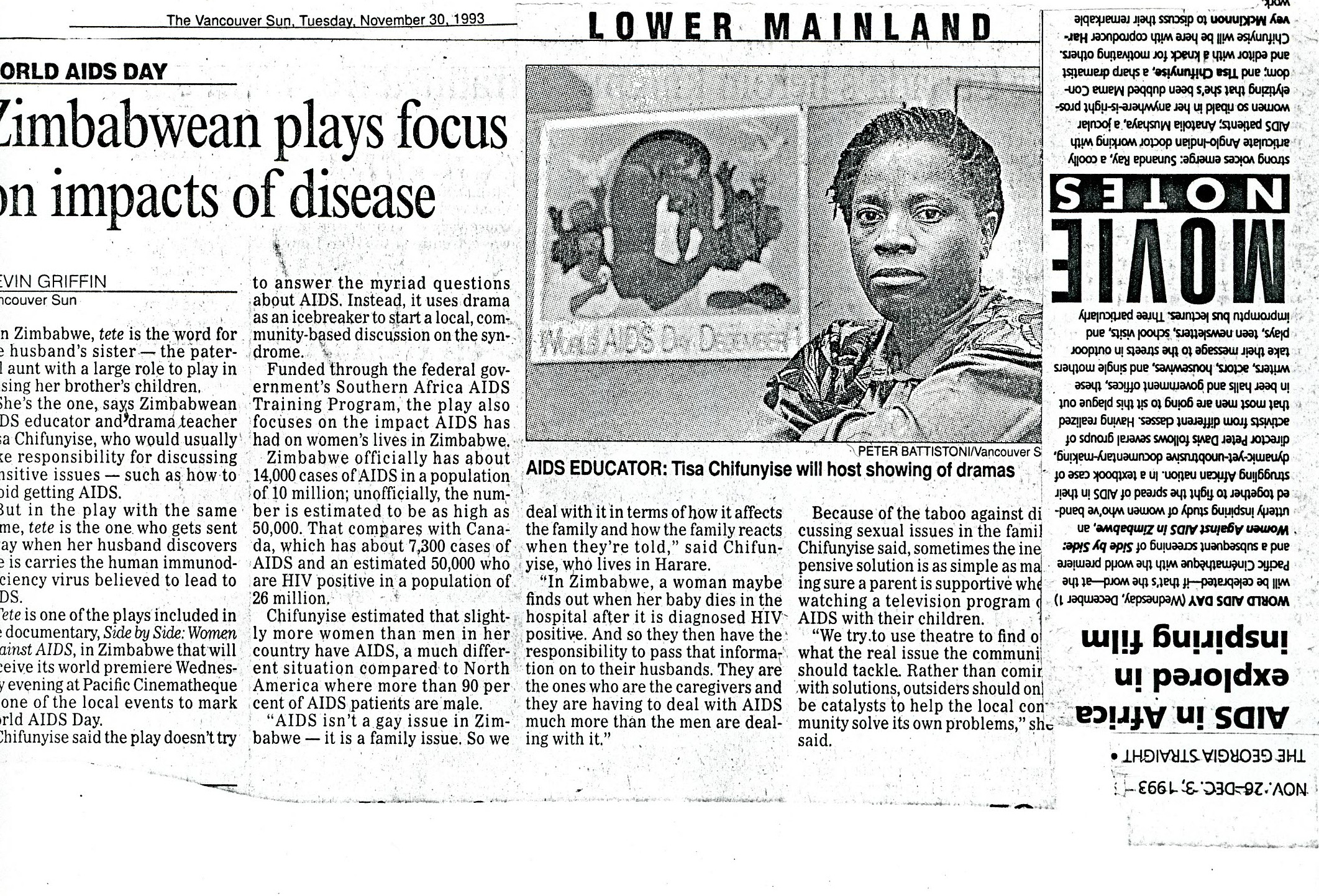 Side By Side: Women Against AIDS in Zimbabwe - Article.