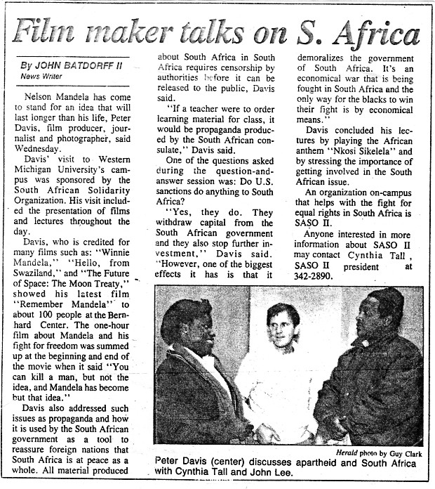 University of West Michigan - News Clipping.