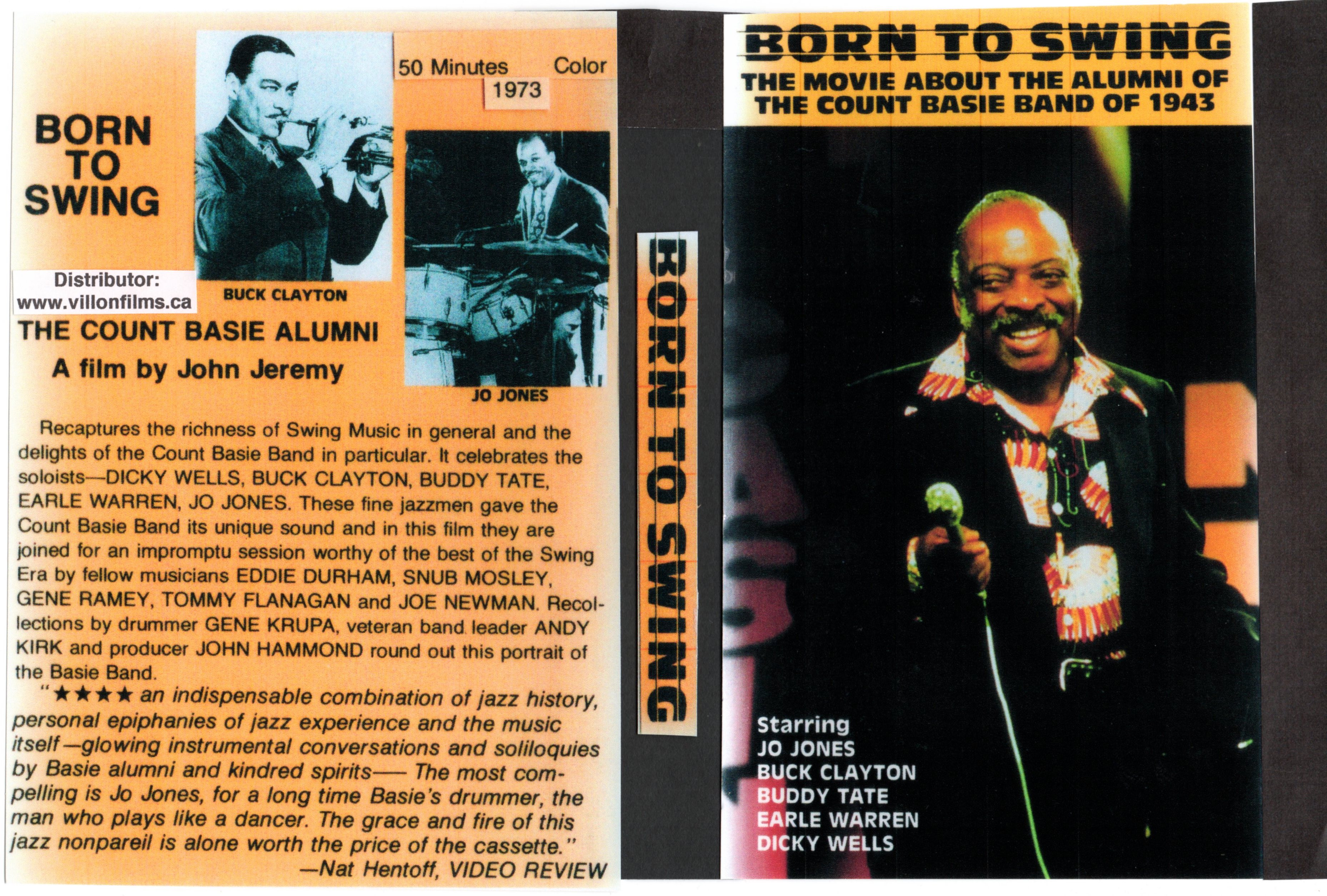 Born To Swing! - VHS Sleeve.