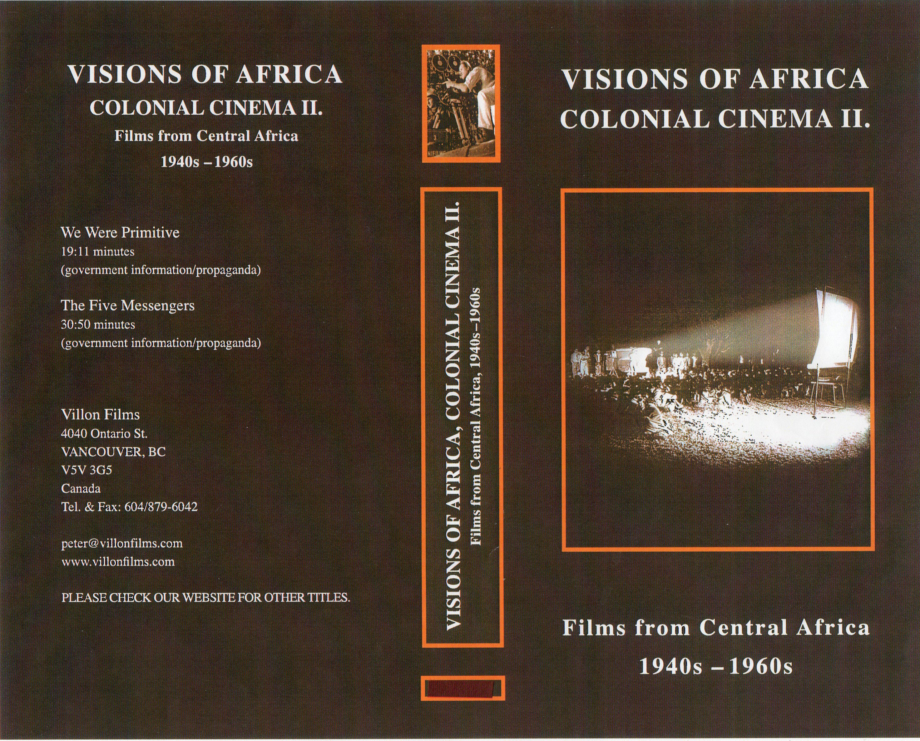 Colonial Cinema 2 - VHS Sleeve.