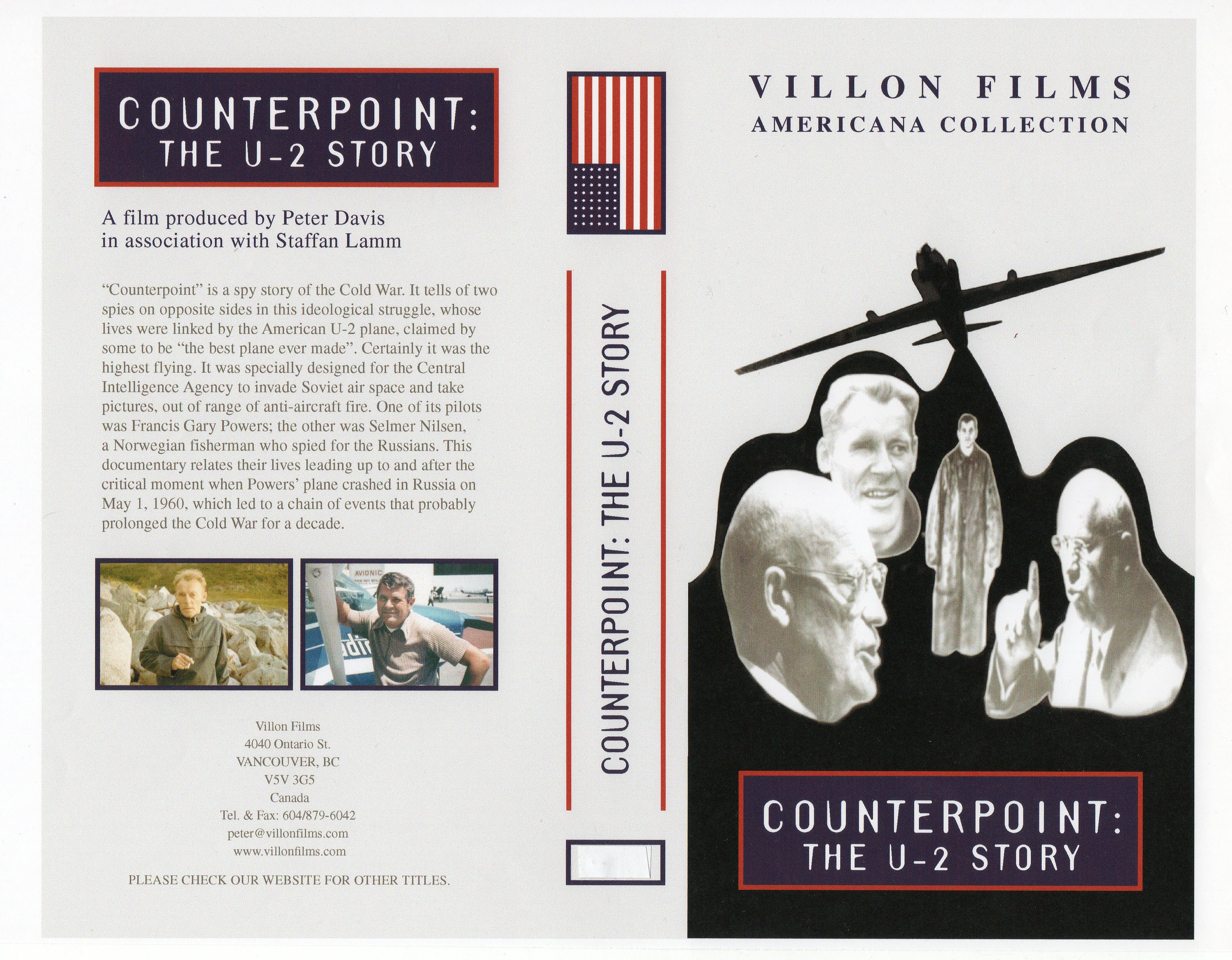 Counterpoint: The U-2 Story - VHS Sleeve.