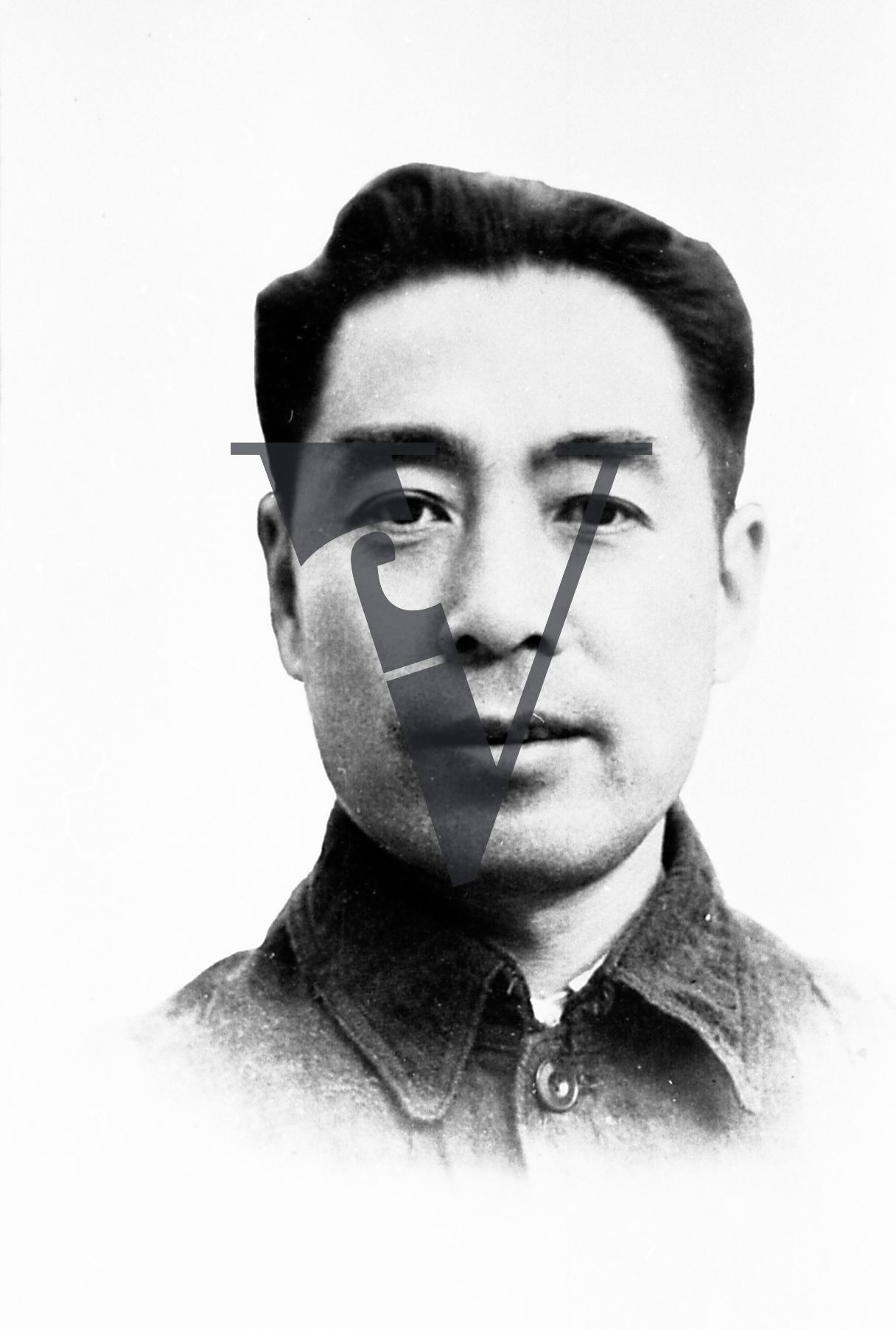 China Yenan, Zhou Enlai, portrait.