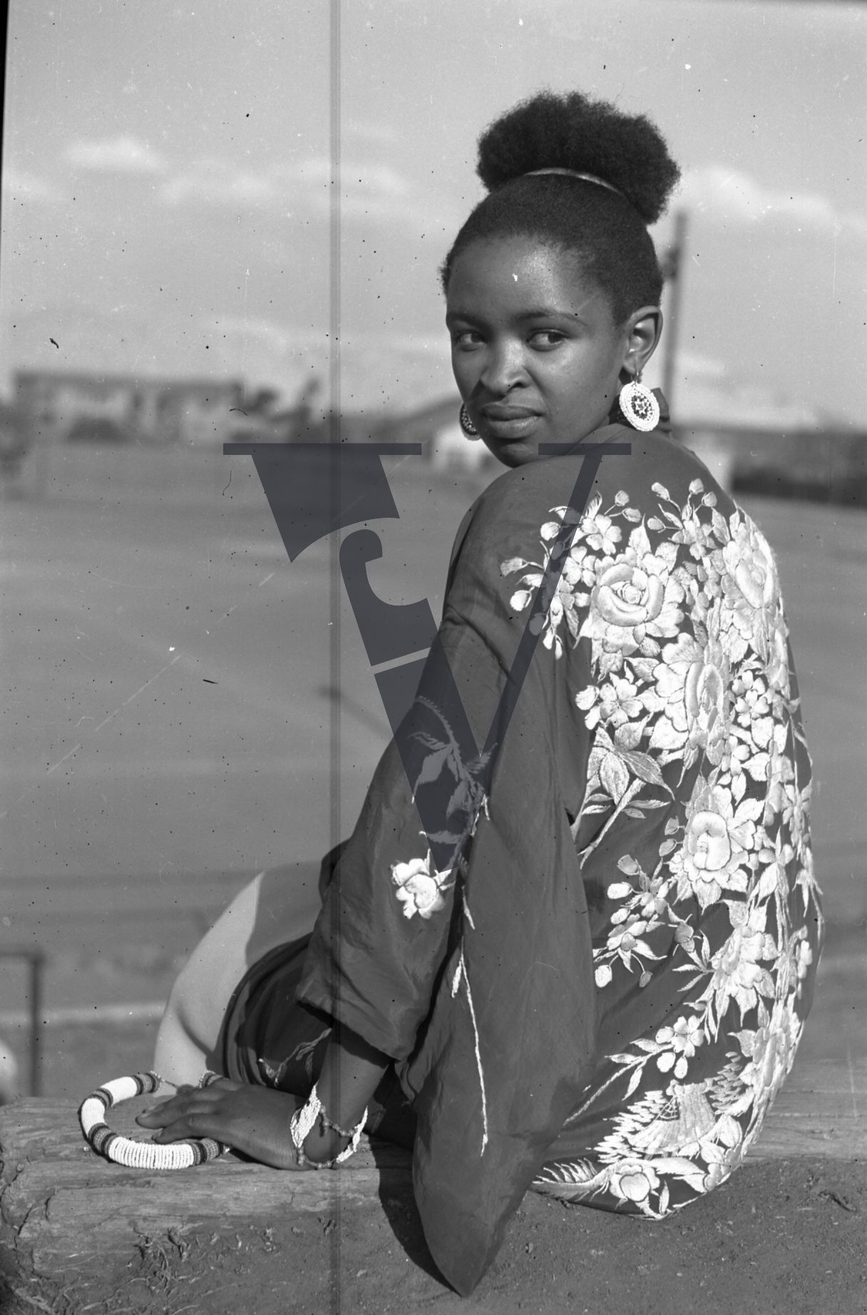 African Jim, Dolly Rathebe Portrait.