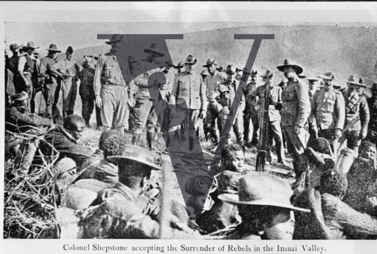 Bambatha Rebellion, Bambatha, Colonel Shepstone, Insuzi Valley.