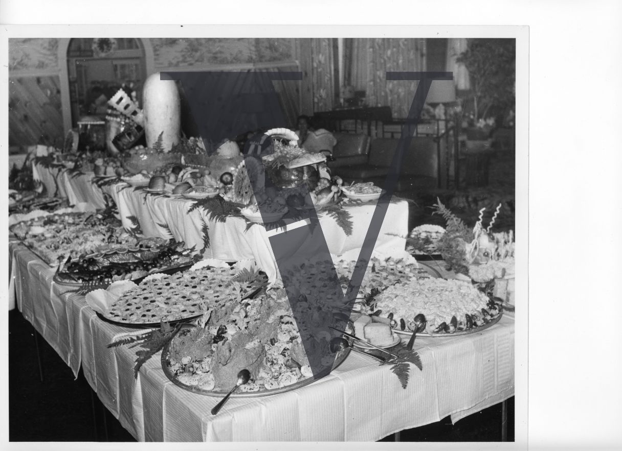 The Harmony Country Club, buffet table.