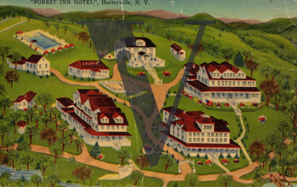 Postcard of Forest Inn Hotel, Hurleyville.