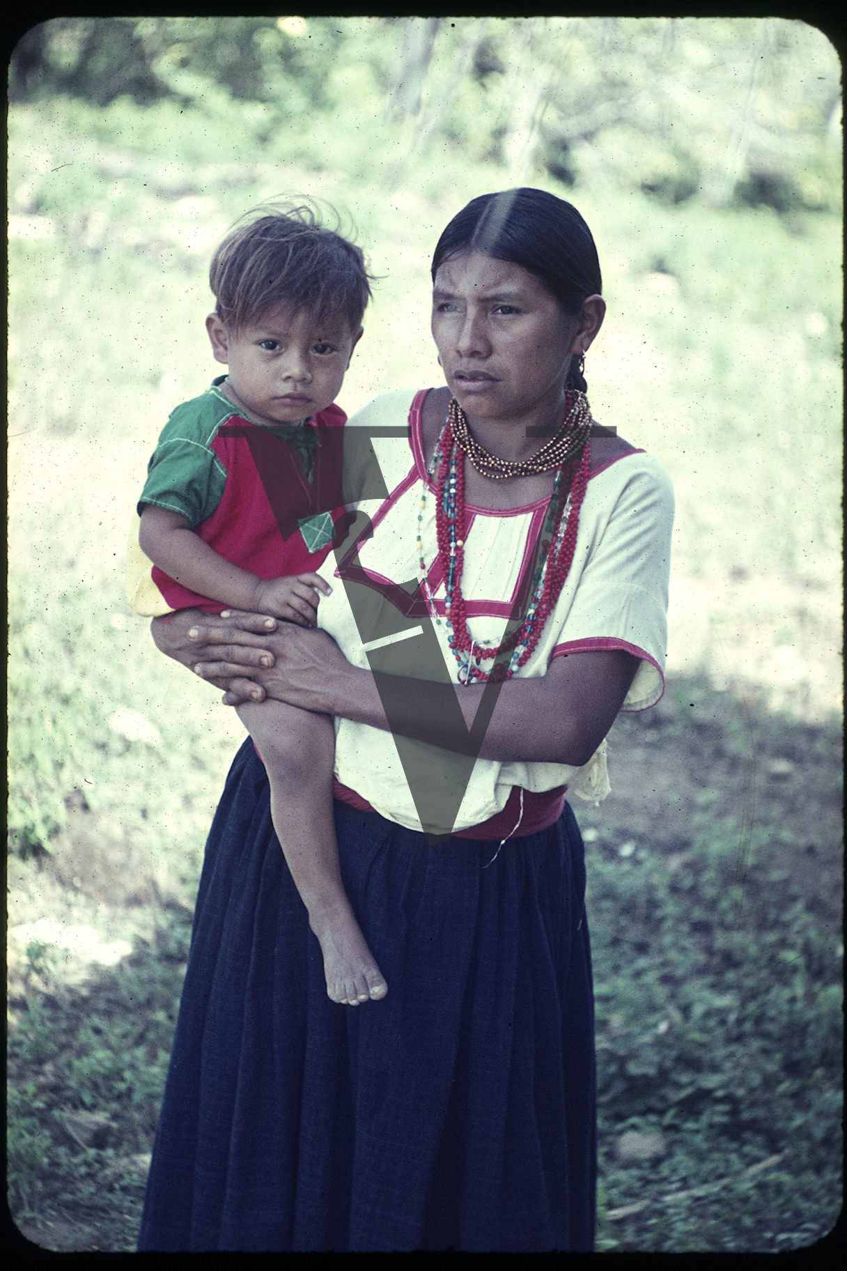 Belize, Mother with child, Kekchi.