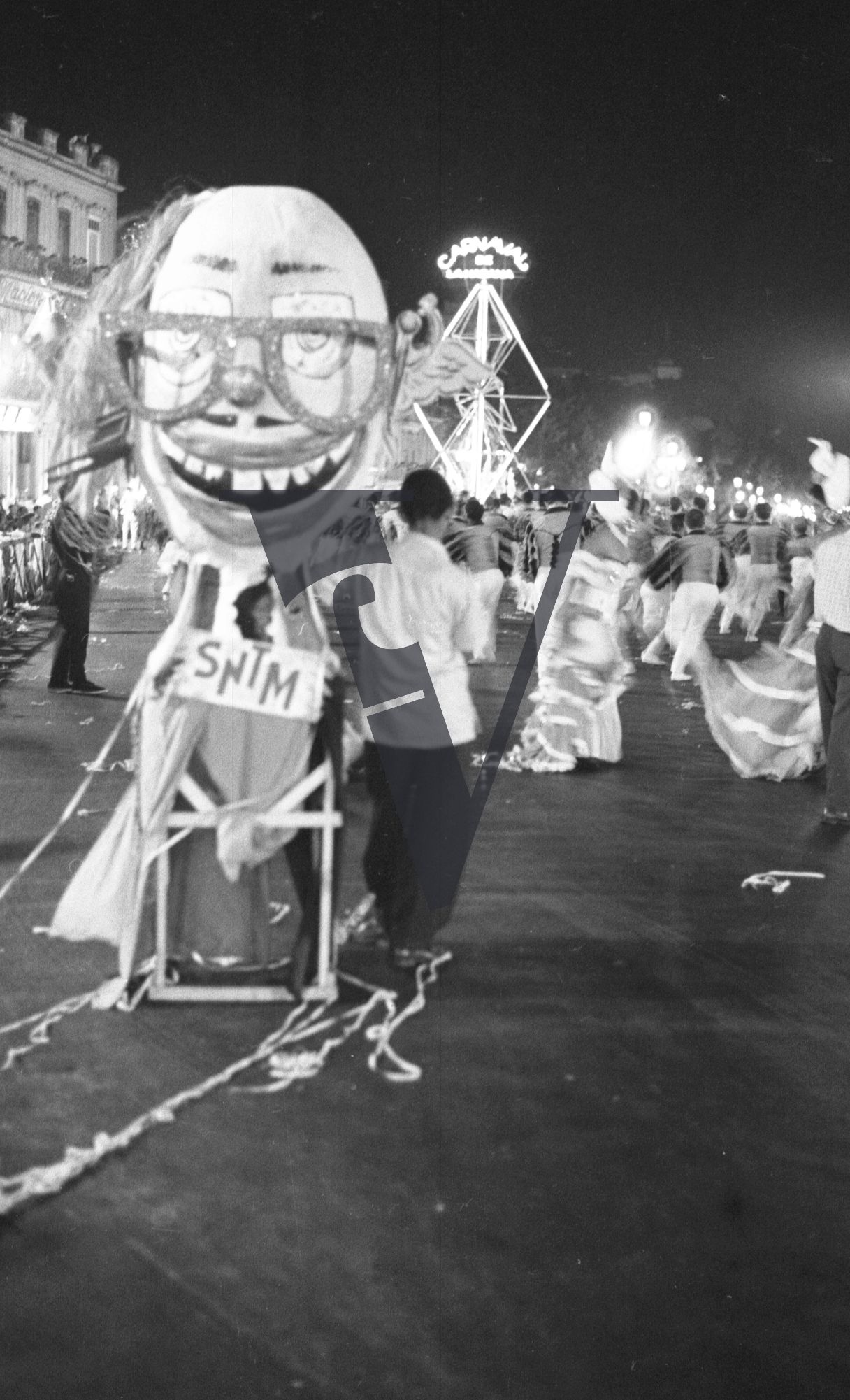 Cuba, Havana Carnival, SNTM float.