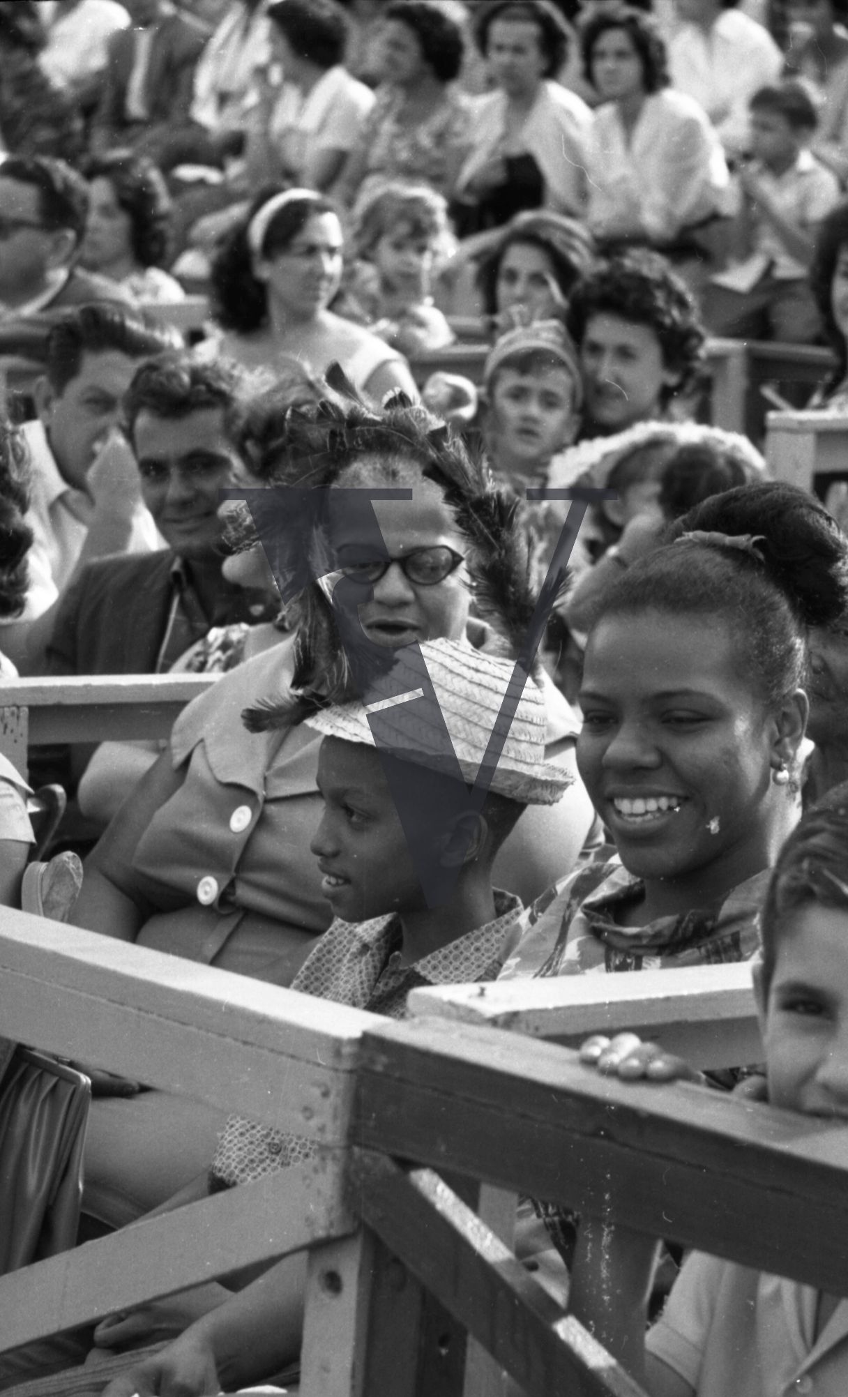 Cuba, Havana Carnival, family smiling.