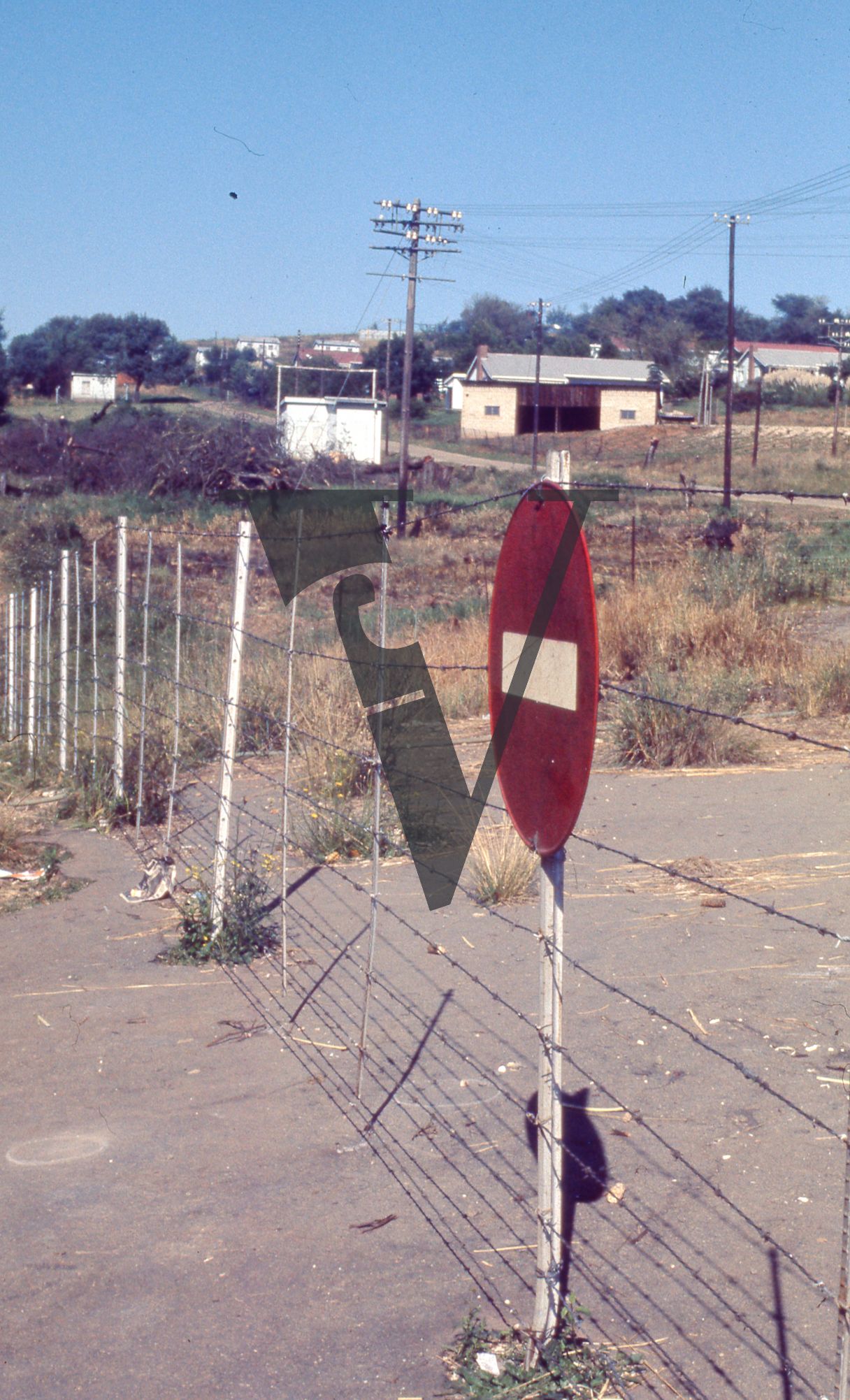 Eswatini, (formerly Swaziland), border fence.