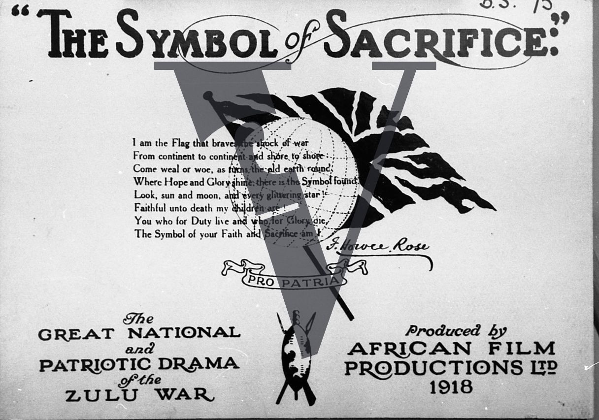 Symbol of Sacrifice, Production still, Anglo-Zulu war.