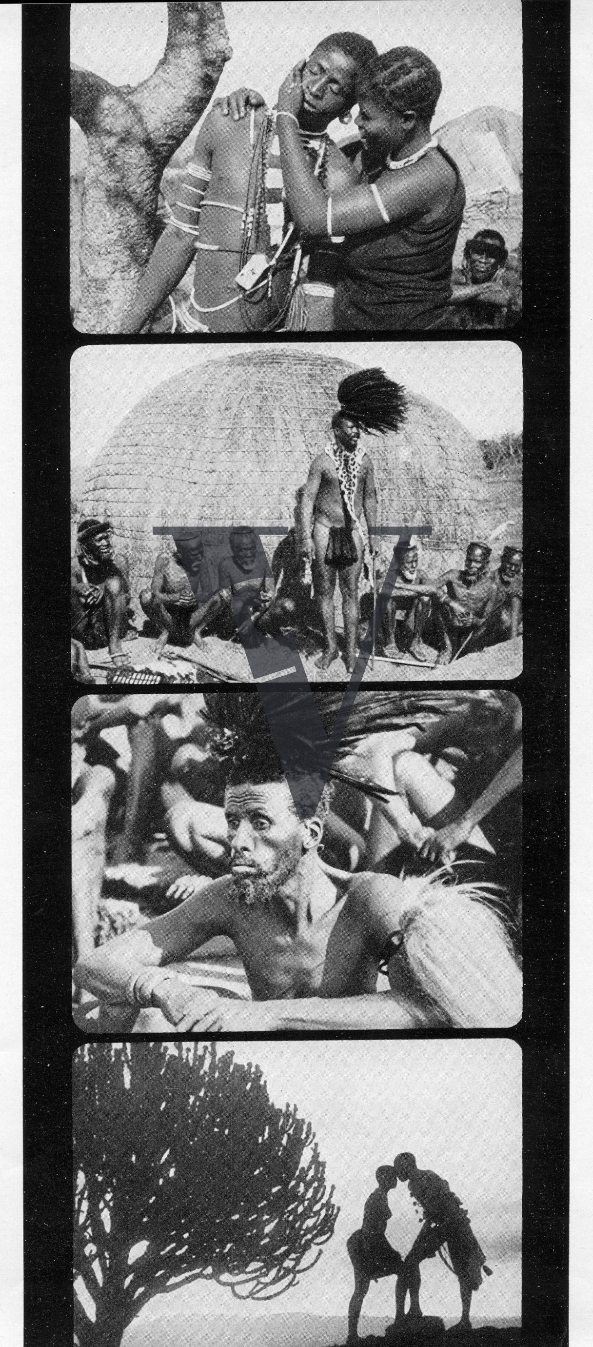 Siliva the Zulu, Production still, Fotogrammi Film Strip 1.