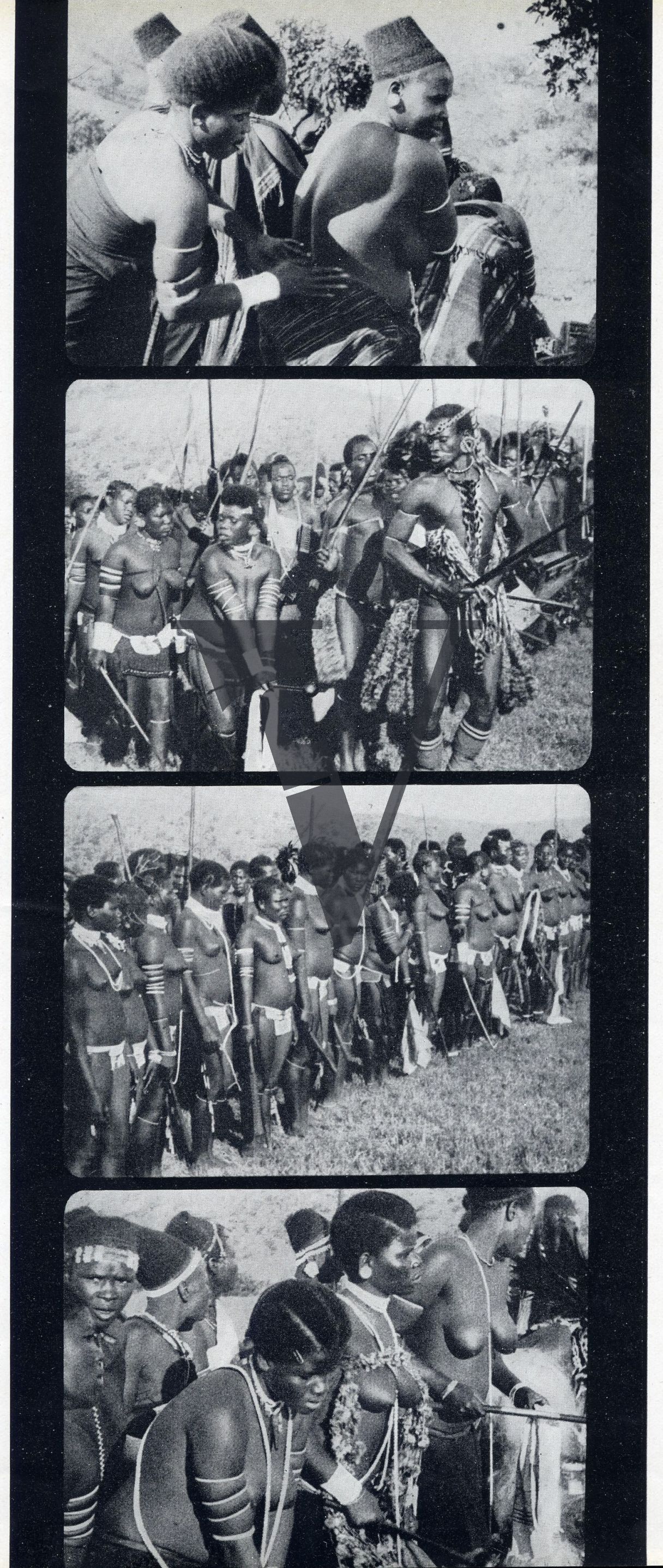 Siliva the Zulu, Production still, Fotogrammi Film Strip 7.