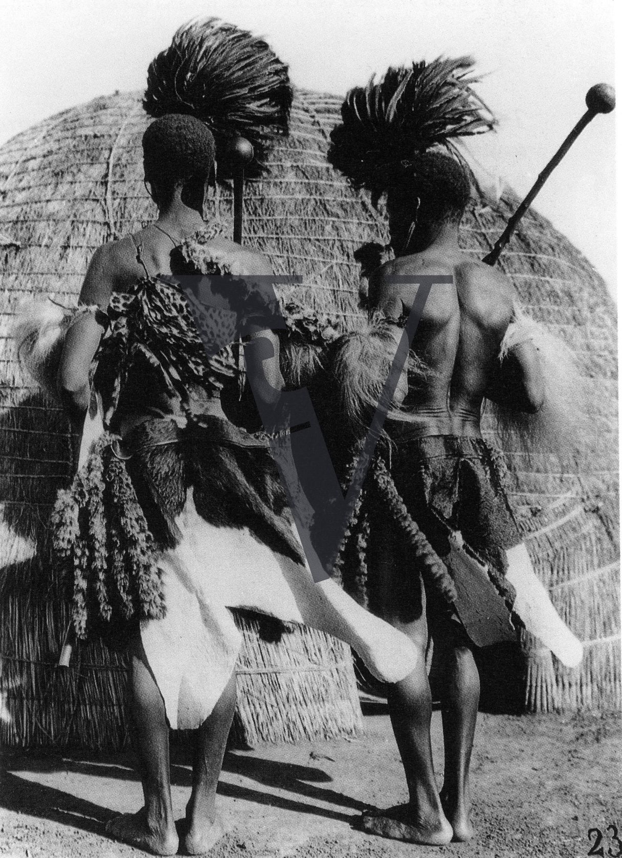 Siliva the Zulu, Production still, warriors viewpoint.