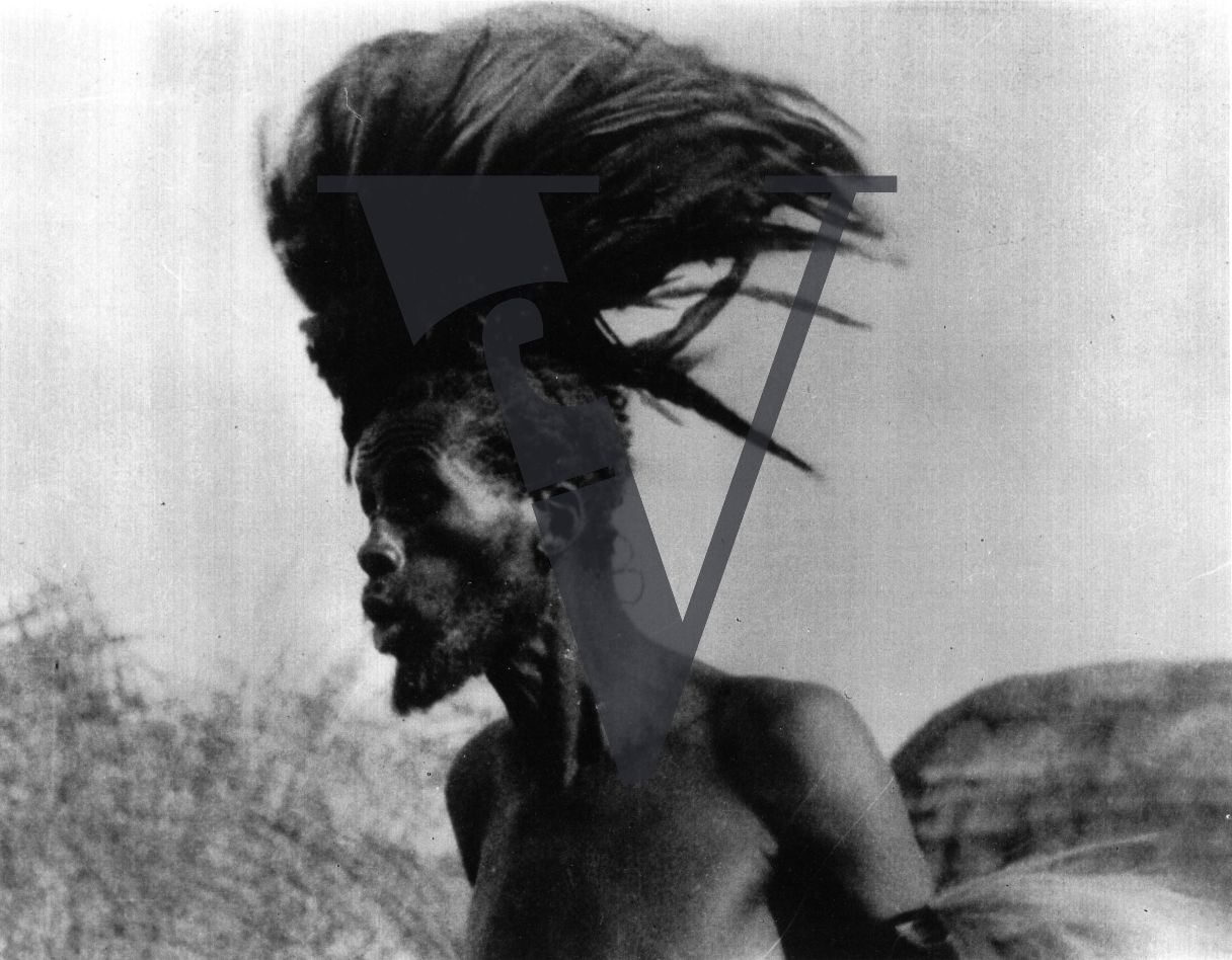 Siliva the Zulu, Production still, Tuabeni witch doctor.