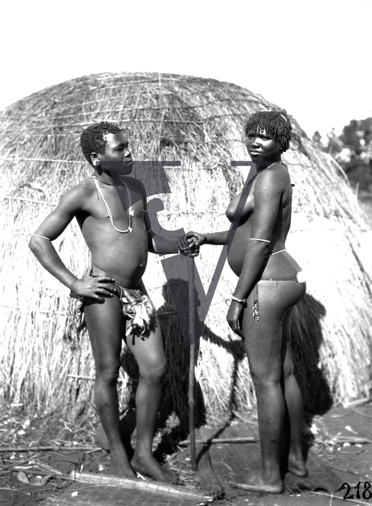 Siliva the Zulu, Production still, Zulu naked couple.