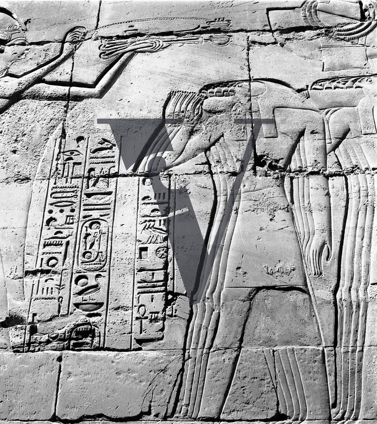 Harrania, Egypt, ancient stonework and hieroglyphics.