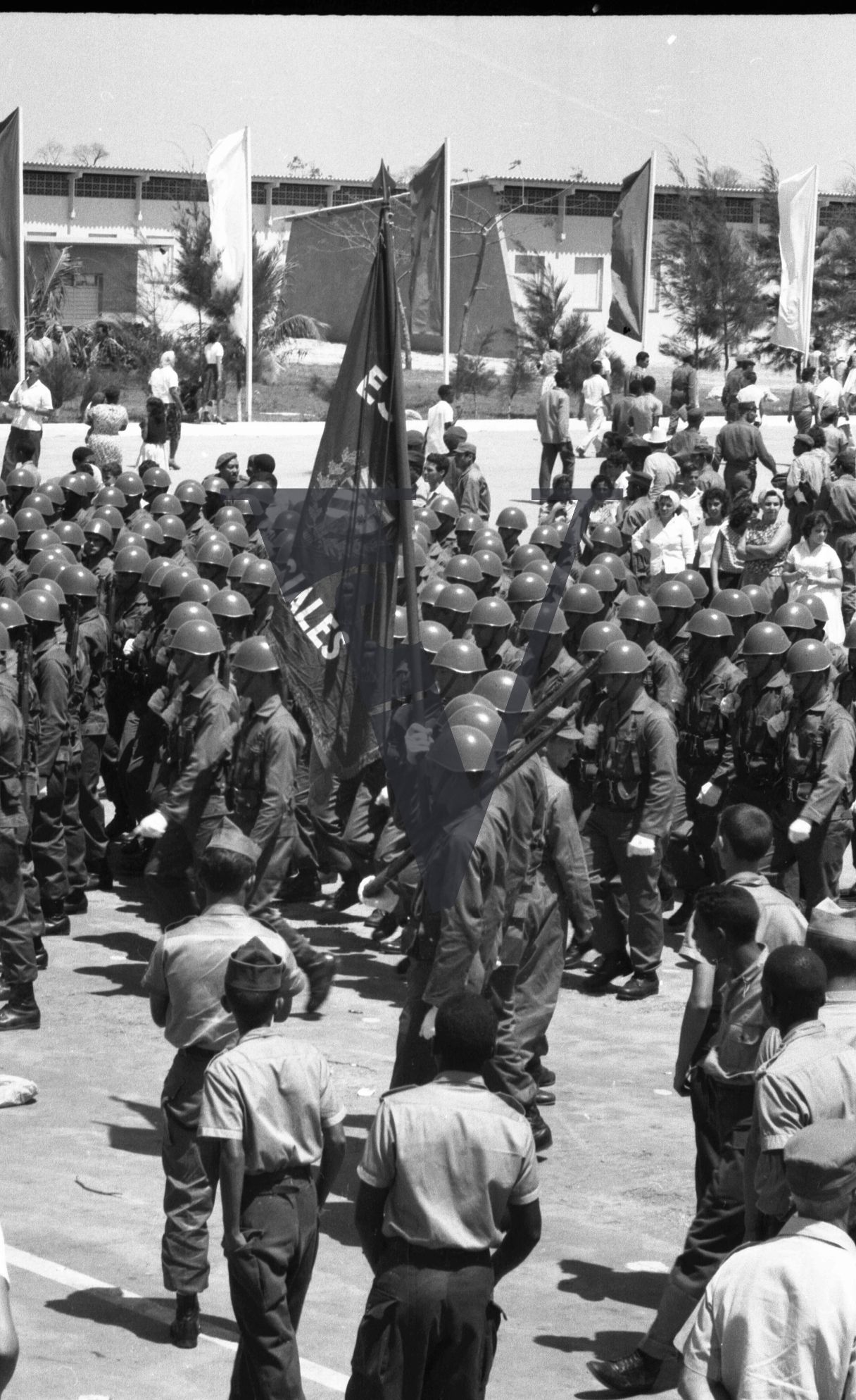 Cuba, Havana, May 1st, military march.