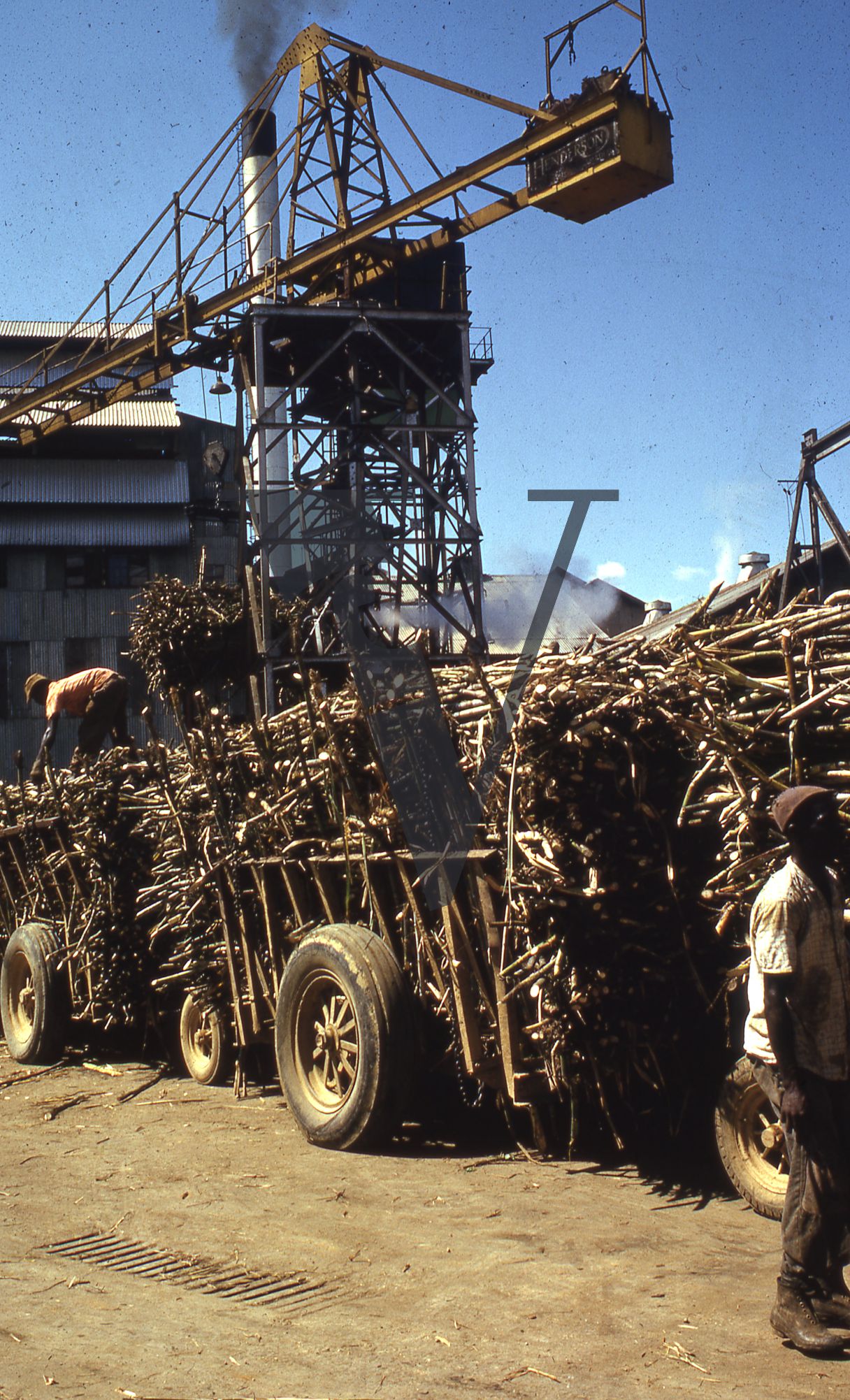 Jamaica, Machinery and straw.