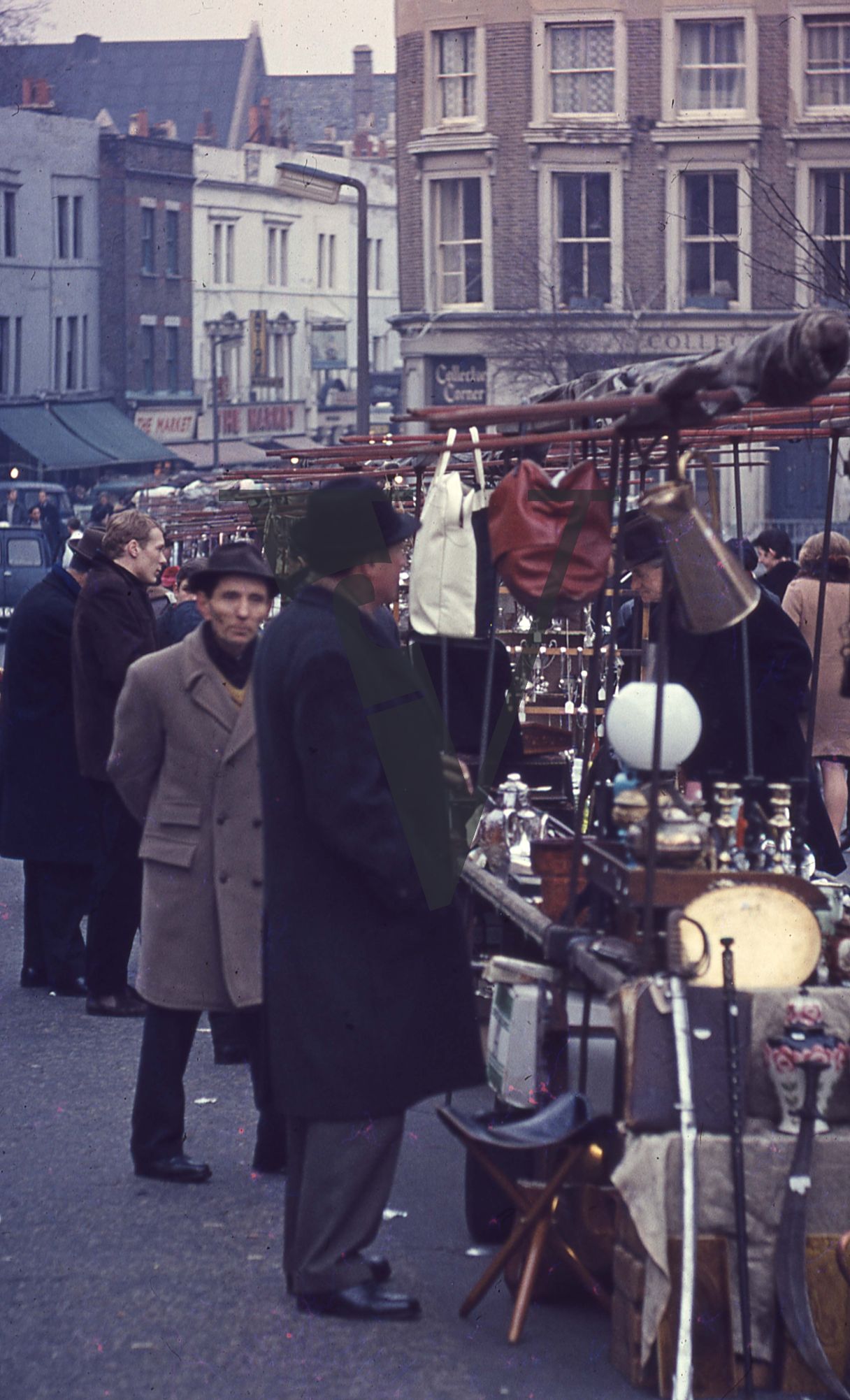 London, Sixties, street scene, Portobello Road market.