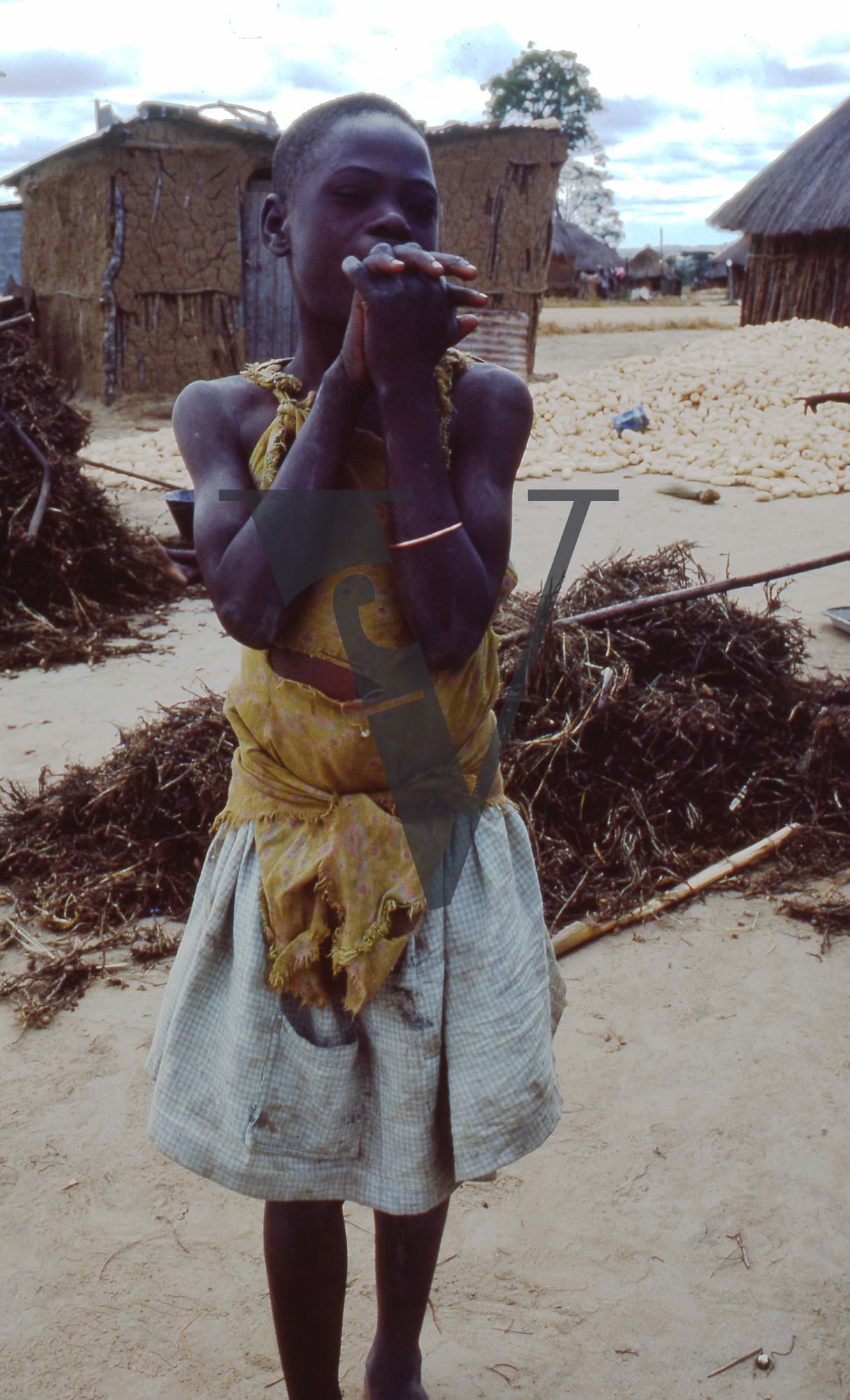 Rhodesia, “protected village”, young woman, portrait.