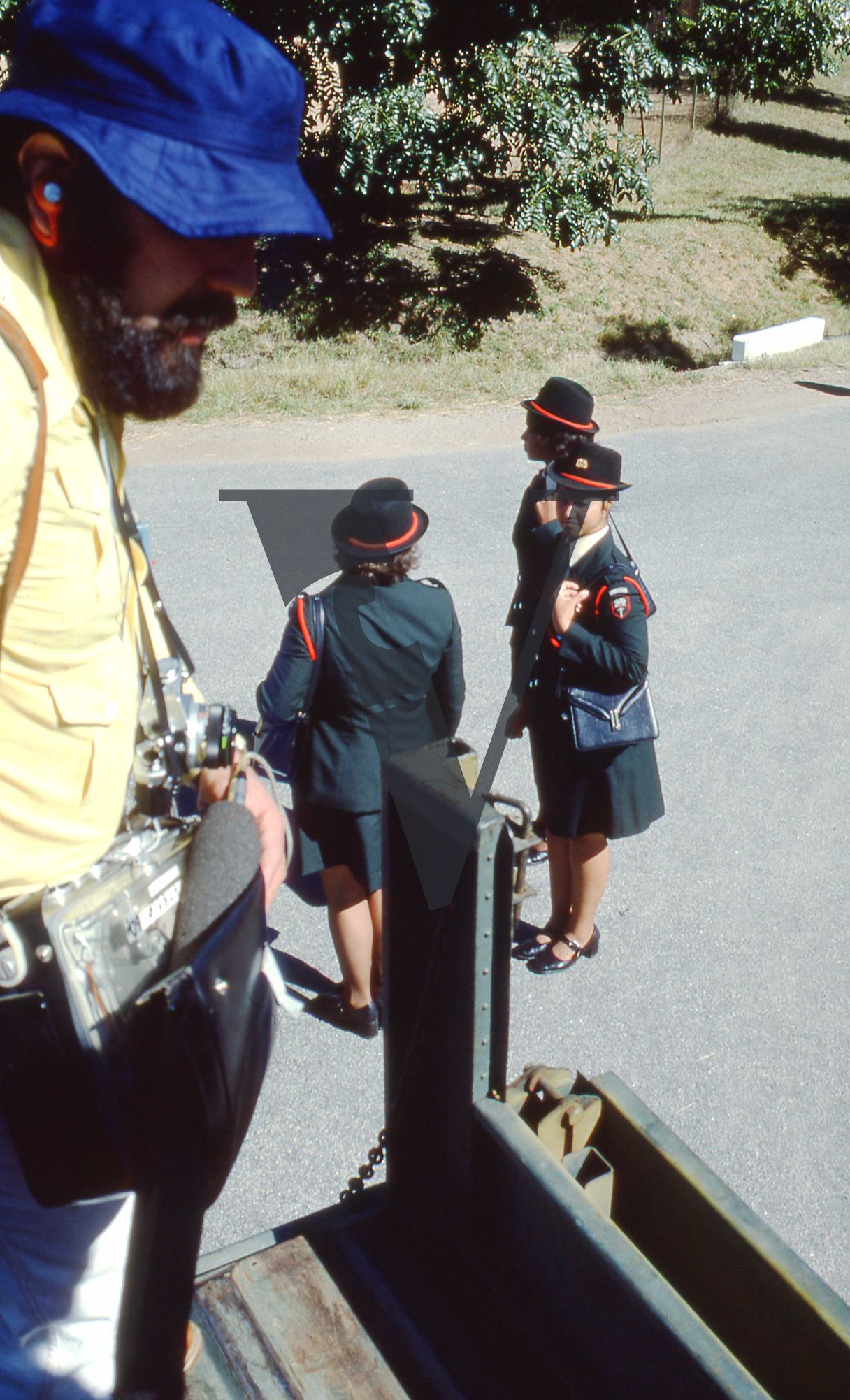 Rhodesian Light Infantry, Rhodesian Women’s Military Auxiliary Service, high-angle shot.
