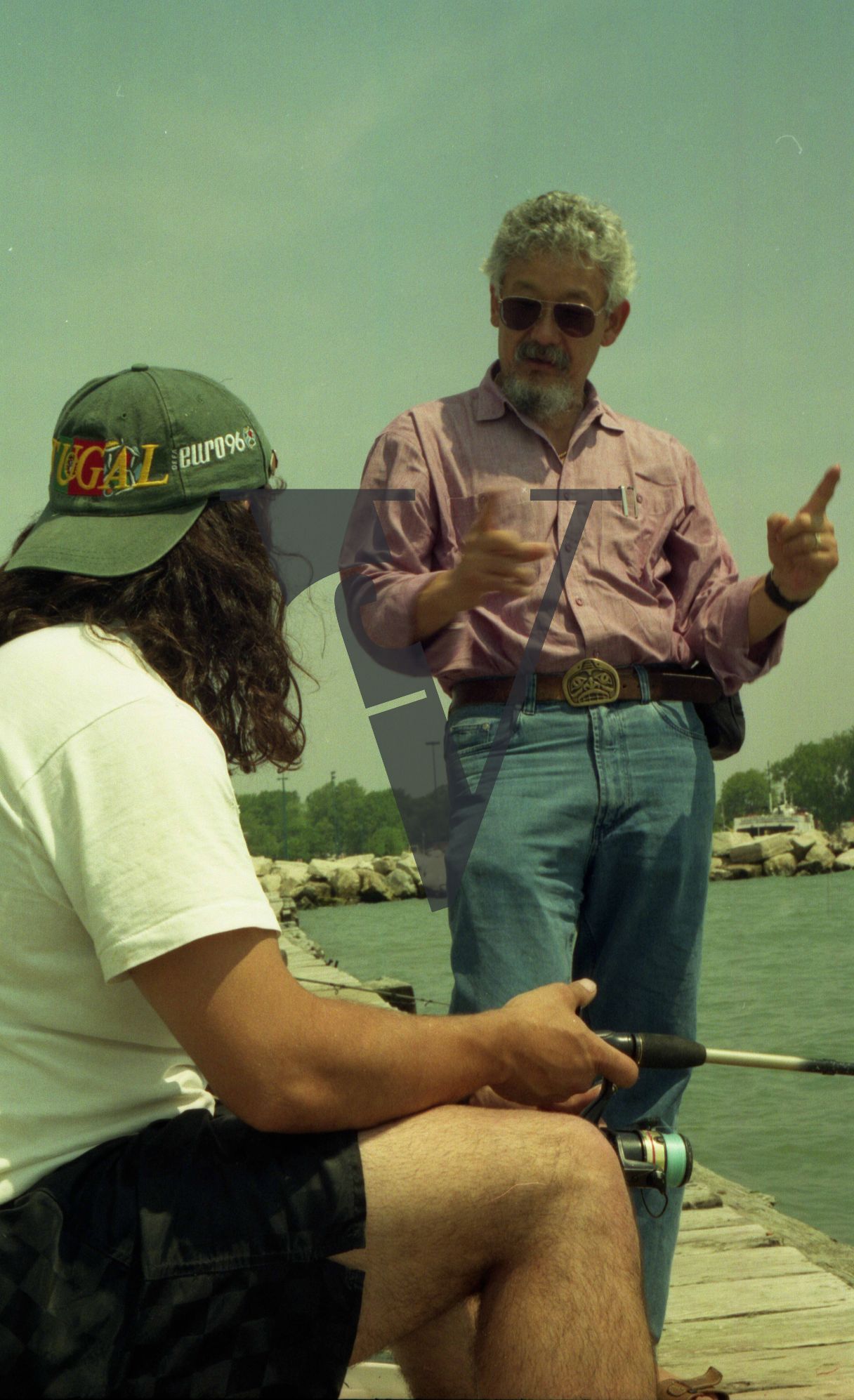 Ontario, David Suzuki, Lake view, fisherman.