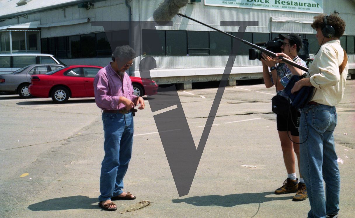 Ontario, David Suzuki, sandals, car park, dead fish, behind the scenes.