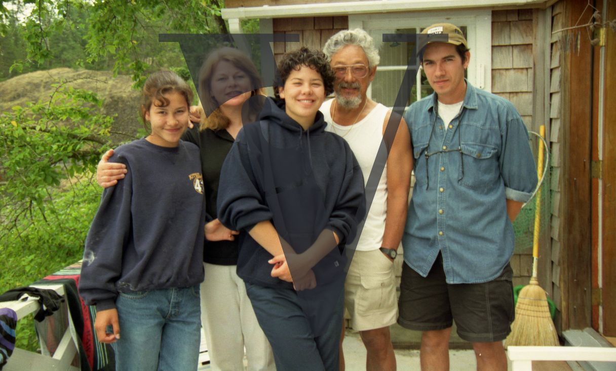 Osoyoos, Okanagan Valley, British Columbia, Suzuki family, portrait.