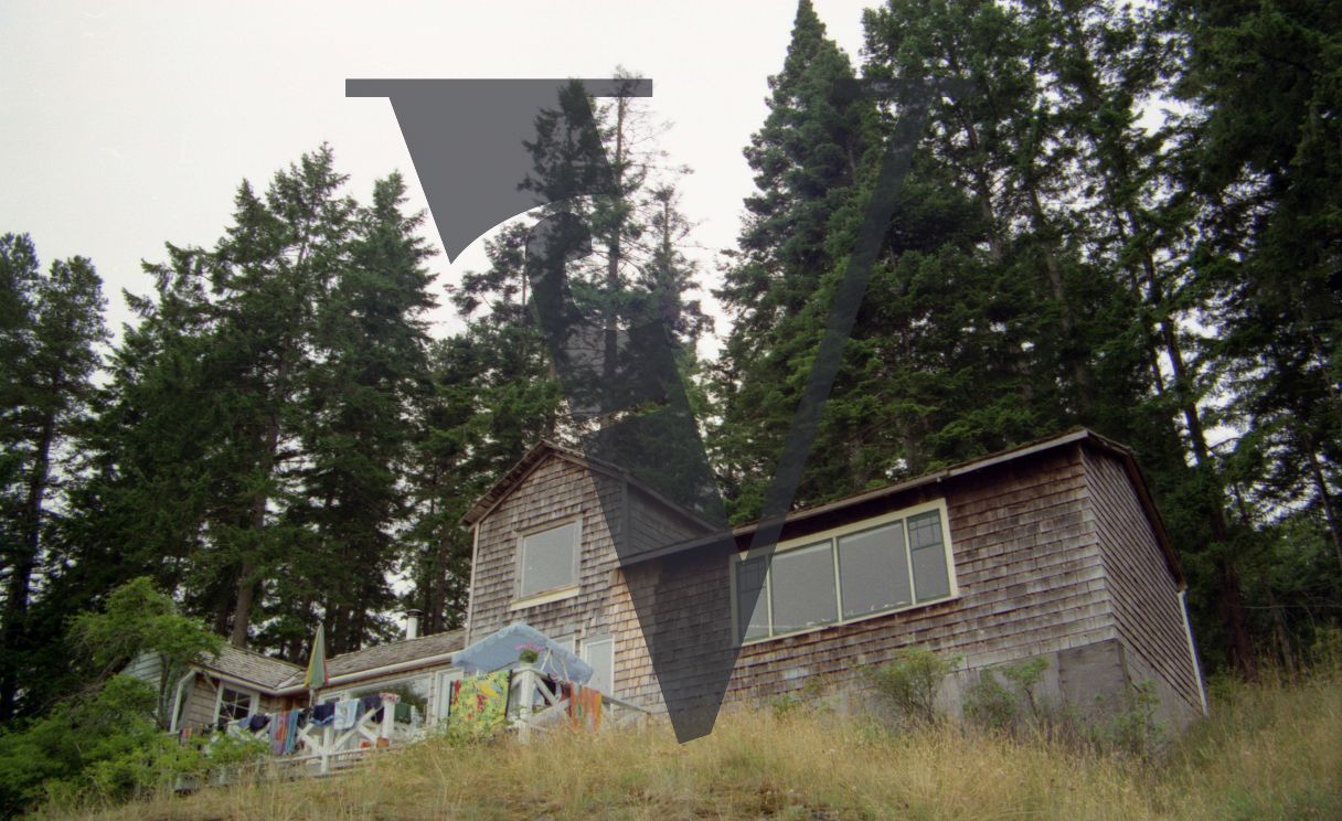 Osoyoos, Okanagan Valley, British Columbia, filming, Suzuki cottage, alt view.
