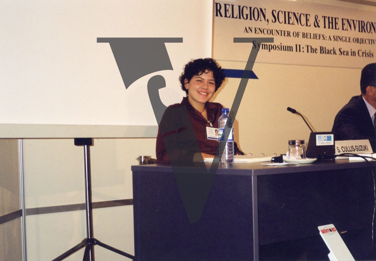 Religion, Science, and the Environment conference, Severn Cullis-Suzuki, on panel.