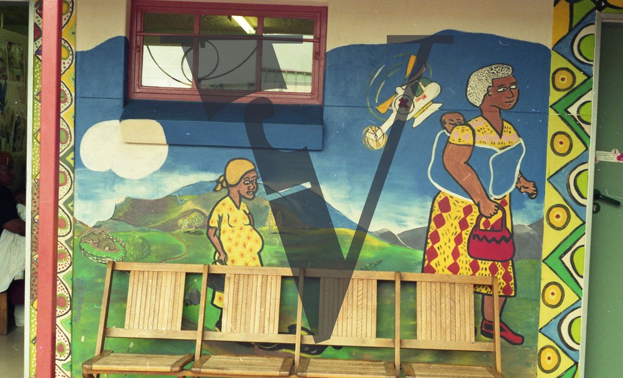 Sangoma, Zululand, Inyanga, Valley Trust, helicopter mural.