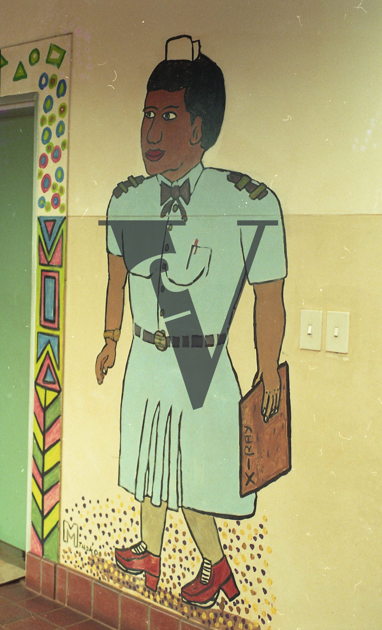 Sangoma, Zululand, Inyanga, Valley Trust, artwork, mural, nurse.