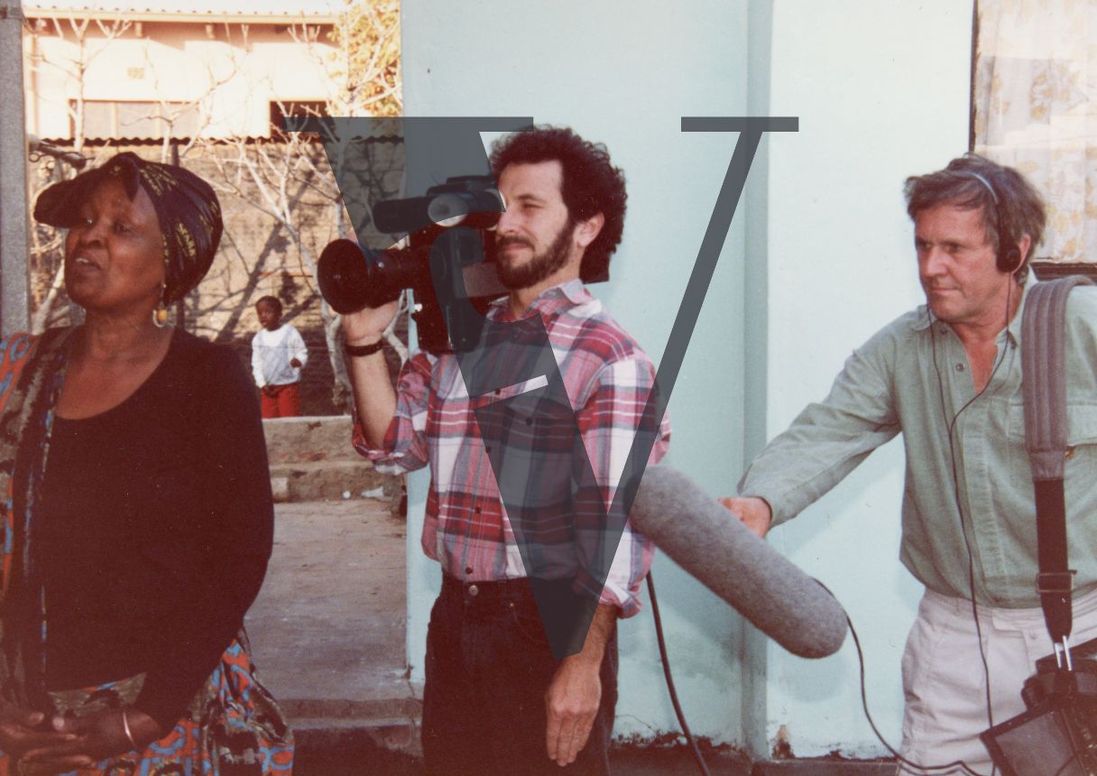 South Africa, Dolly Rathebe, singer, actor, Peter Davis, Daniel Riesenfeld, filming, recording.