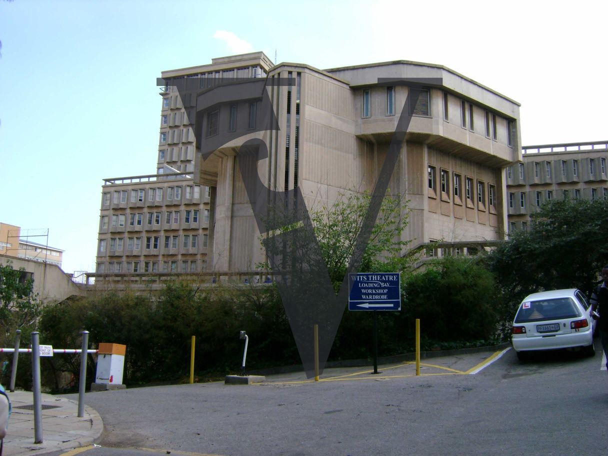 Johannesburg, Wits University Theatre, brutalist.
