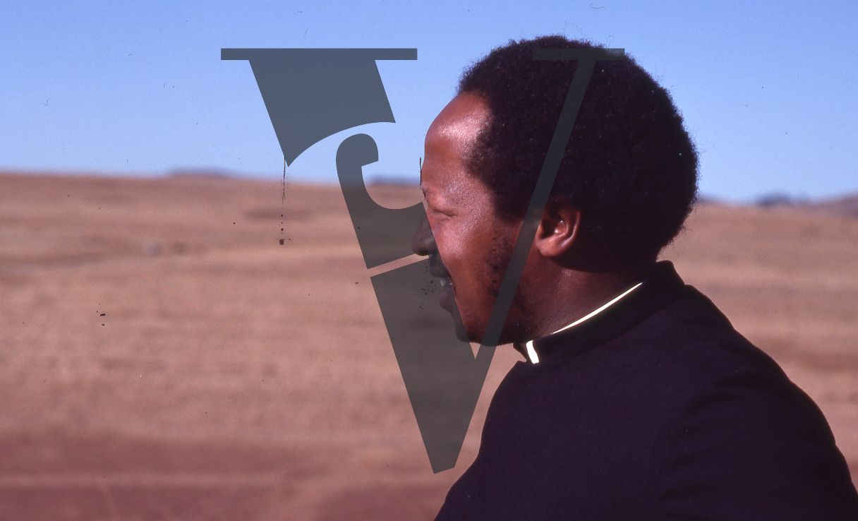 South Africa, Transkei, priest, profile.