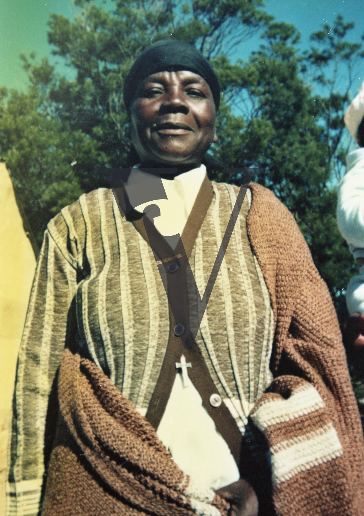 South Africa, Transkei, woman, traditional dress, portrait, mid shot.