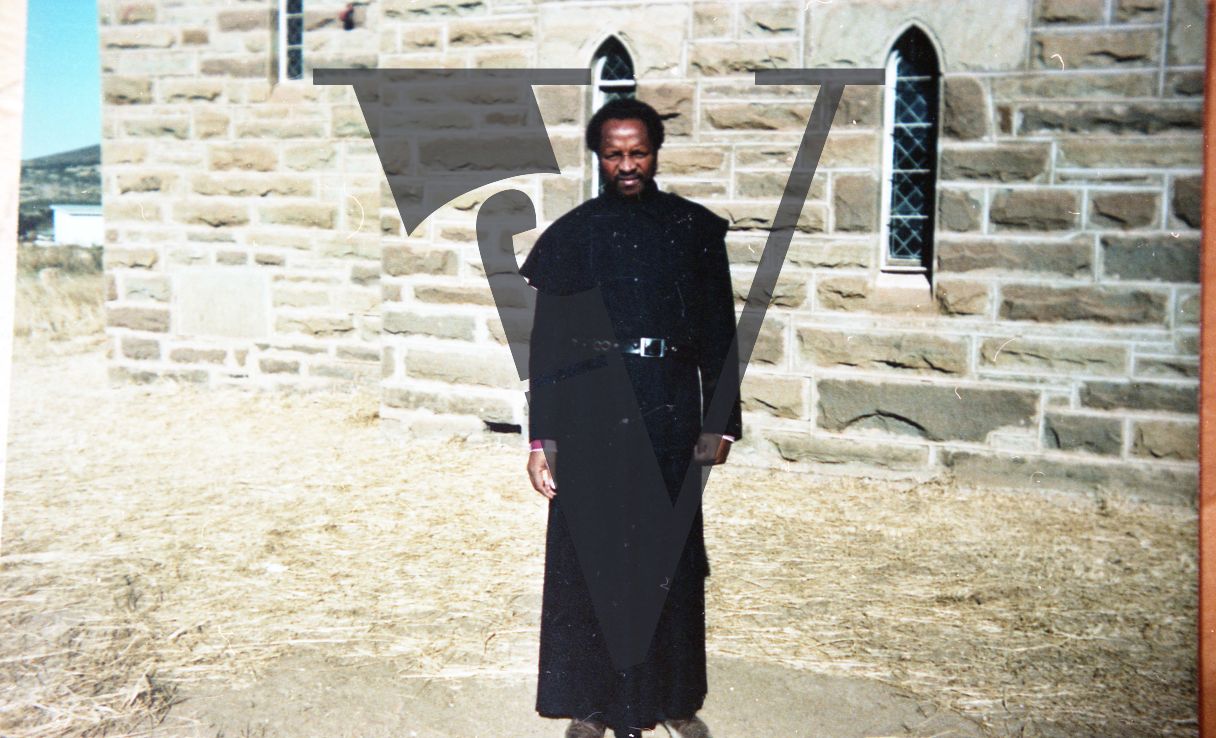 South Africa, Transkei, priest, portrait, exterior.