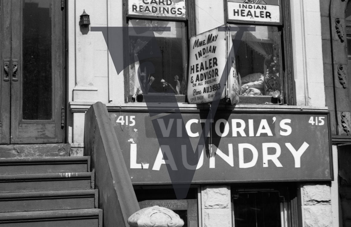 Harlem, New York City, Victoria's Laundry, Mademoiselle May Indian HEaler.